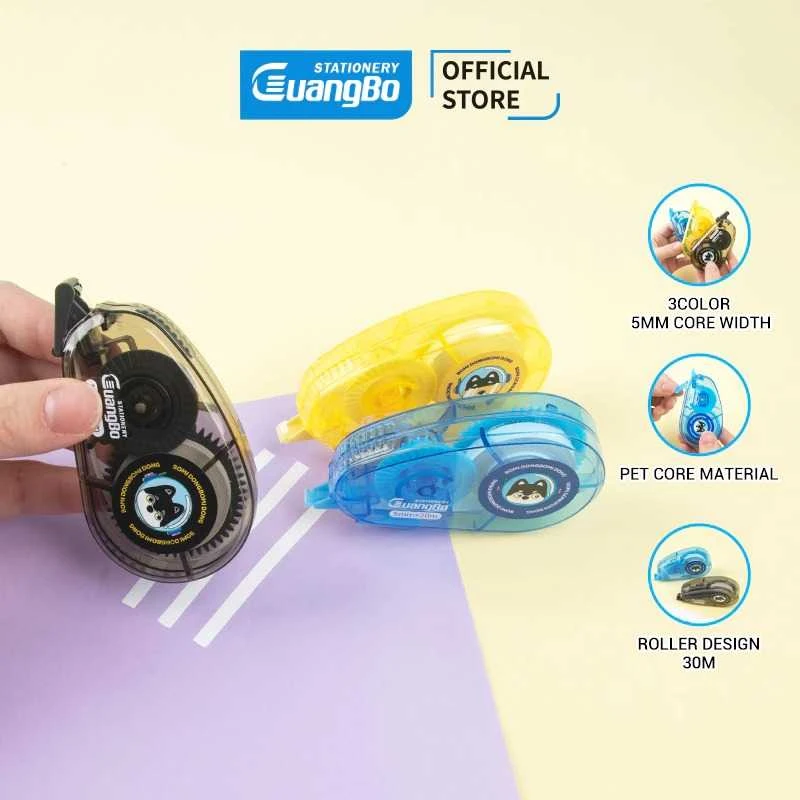 Tip Ex Kertas / Correction Tape Guangbo 20M H05085